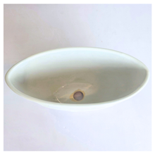 Load image into Gallery viewer, Ophel White ceramic pot with decorative pattern on a marble surface, featuring the LEAFERIE brand.
