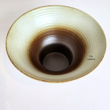 Load image into Gallery viewer, Close-up of a ceramic planter with a gradient color pattern on a white background.
