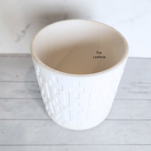 Load image into Gallery viewer, The Leaferie Baudin White ceramic pot. 2 sizes
