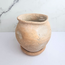 Load image into Gallery viewer, The Leaferie Yun Terracotta pot with tray
