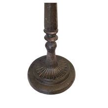 Load image into Gallery viewer, Cast Iron bird bath with a fairy figure on a white background, featuring the Leaferie brand.
