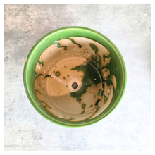 Load image into Gallery viewer, The Leaferie Luneth green floral ceramic pot

