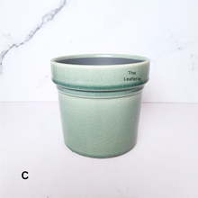 Load image into Gallery viewer, The Leaferie Azza Pot . 3 colours ceramic flowerpot
