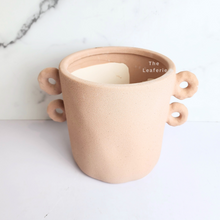 Load image into Gallery viewer, The Leaferie Yairos pot with handle.ceramic material
