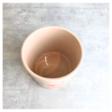 Load image into Gallery viewer, Evera Floral-patterned  pot with 'LEAVERIE' branding . Ceramic pot
