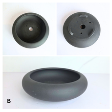 Load image into Gallery viewer, Bonsai series 75 Two ceramic bonsai pots with &#39;LEAFERIE&#39; zisha material
