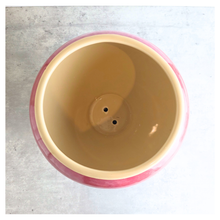 Load image into Gallery viewer, The Leaferie Junia red ceramic flowerpot
