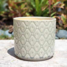 Load image into Gallery viewer, The Leaferie Jura pot . 2 colours ceramic planter.
