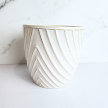 Load image into Gallery viewer, The Leaferie Sofiya white ceramic pot
