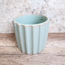 Load image into Gallery viewer, The Leaferie Moulin Flowerpot. 2 designs ceramic pot.
