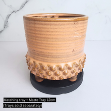 Load image into Gallery viewer, The Leaferie Keenan pot with stand. ceramic material
