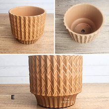 Load image into Gallery viewer, The Leaferie Mini Pots Series 7 . 9 designs ceramic pot . Pot E
