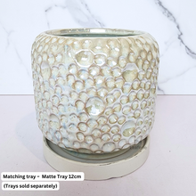 Load image into Gallery viewer, The Leaferie Olivia pearlescent ceramic pot
