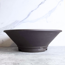 Load image into Gallery viewer, The Leaferie Bonsai Big Pot and Tray. Zisha Material. 3 sizes
