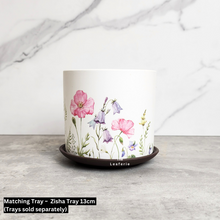 Load image into Gallery viewer, The Leaferie Fauna floral pot. ceramic material
