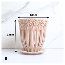 Load image into Gallery viewer, Leia Orchid Flowerpot with Tray (Series 1)
