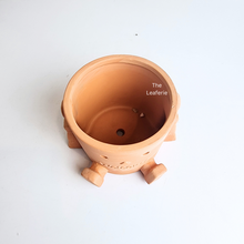 Load image into Gallery viewer, The Leaferie Yandel terracotta pot. 2 designs house collection
