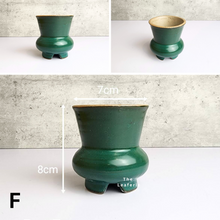 Load image into Gallery viewer, The Leaferie Petit Allegra Series 2 . 6 designs of petit pots. ceramic material. Design F
