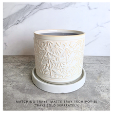 Load image into Gallery viewer, The Leaferie Elion pot. 2 colours. ceramic.
