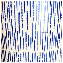 Load image into Gallery viewer, The Leaferie Marin blue and white ceramic pot.
