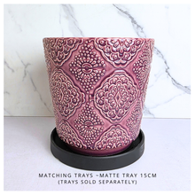Load image into Gallery viewer, Leaferie calira red flowerpot ceramic pot
