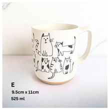 Load image into Gallery viewer, Olivier Mugs (Series 3) Cat and Dog designs
