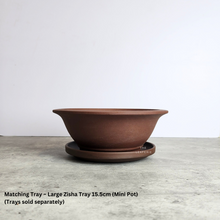 Load image into Gallery viewer, The Leaferie Bonsai pot Series 39. 2 sizes zisha material
