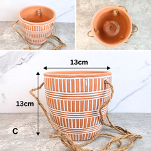 Load image into Gallery viewer, Lyon Terracotta Hanging pot (Series 3)

