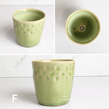 Load image into Gallery viewer, The Leaferie Petit pots Series 10 . 12 designs of ceramic mini pots. view of all  design F
