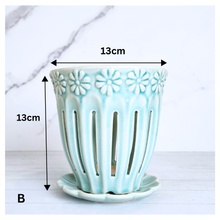 Load image into Gallery viewer, Leia Orchid Flowerpot with Tray (Series 1)
