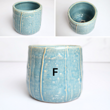 Load image into Gallery viewer, The Leaferie Petit pots series 16. 9 designs of ceramic pot . suitable for succulents
