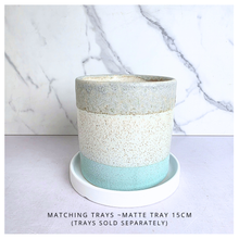 Load image into Gallery viewer, The Leaferie delora flowerpot. ceramic 3 colors pot
