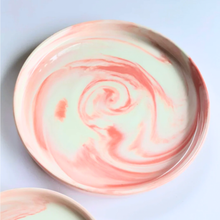 Load image into Gallery viewer, Pink Marbled Ceramic Trays (6sizes)
