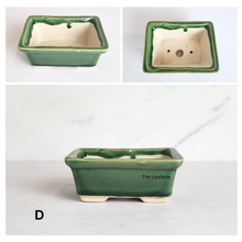 Load image into Gallery viewer, The Leaferie Bonsai 82 . rectangular bonsai pot. 4 colours. 
