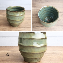 Load image into Gallery viewer, The Leaferie Mini Pots Series 8 . 9 designs ceramic pot.  Design G
