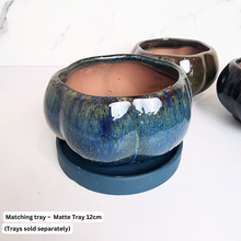 Load image into Gallery viewer, The Leaferie Bonsai pot series 64. 3 colours ceramic pot
