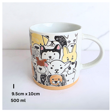 Load image into Gallery viewer, Olivier Mugs (Series 3) Cat and Dog designs
