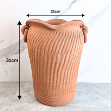 Load image into Gallery viewer, Yucca Tall Terracotta Flowerpot
