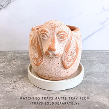 Load image into Gallery viewer, RapaNui Dog Flowerpot
