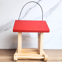 Load image into Gallery viewer, The Leaferie Bird Feeder. made of wood. 2 colours
