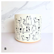 Load image into Gallery viewer, Niko Flowerpot (Cat design)
