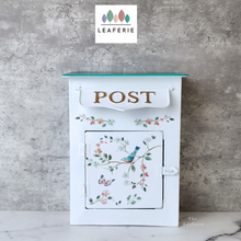 Load image into Gallery viewer, Clodagh letter box / metal post box . front view
