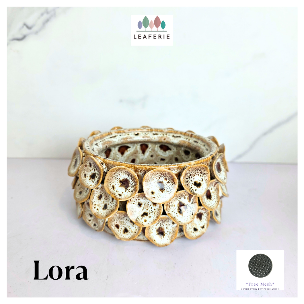Handmade Lora Flowerpot