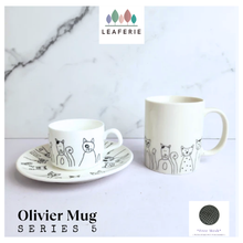Load image into Gallery viewer, Olivier Cat coffee cup and mug (Series 5)
