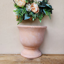 Load image into Gallery viewer, The Leaferie croia terracotta wall hanging planter. front view
