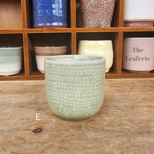 Load image into Gallery viewer, The Leaferie Petit pots Series 8. small ceramic pots suitable for succulents. 12 designs.  Design  E
