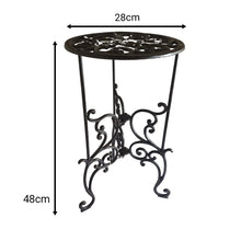 Load image into Gallery viewer, The Leaferie Cast Iron Single plant stand. 
