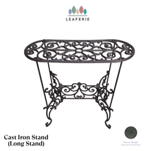Load image into Gallery viewer, Cast Iron Long Plant Stand
