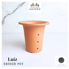 Load image into Gallery viewer, Luiz Hollow Terracotta Flowerpot with holes (Suitable for Orchid)
