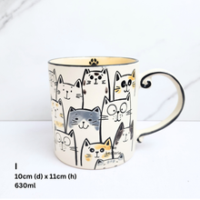 Load image into Gallery viewer, Olivier Mugs (Series 3) Cat and Dog designs
